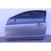 Honda Civic Si Coupe 06-11 Front Door Left Driver Side Electric Grey, A625, OEM, 2006, 2007, 2008, 2009, 2010, 2011
