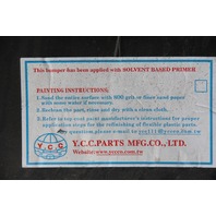 Honda Odyssey 05-07 Front Bumper Cover Black w/Park Assist Aftermarket 2005, 2006, 2007