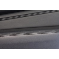 Infiniti QX60 14-15 Rear Right/Passenger Side Door Panel Black Leather, A630, OEM, 2014, 2015