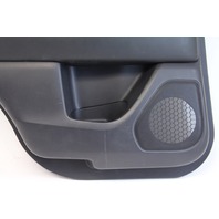 Infiniti QX60 14-15 Rear Left/Driver Side Door Panel Black Leather, A630, OEM, 2014, 2015