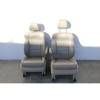 Honda Odyssey 11-13 Front Seat Set Right Passenger Left Driver Leather Tan/Beige, A622, OEM, 2011, 2012, 2013
