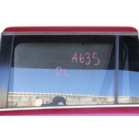 Honda Odyssey 05-07 Rear Left/Driver Door Burgundy 67550-SHJ-A90ZZ, A635, OEM, 2005, 2006, 2007