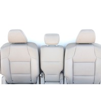 Honda Odyssey 11-13 Middle Seat Set Right Pass Left Driver Leather Grey, A640, OEM, 2011, 2012, 2013