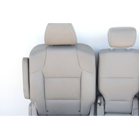 Honda Odyssey 11-13 Middle Seat Set Right Pass Left Driver Leather Grey, A640, OEM, 2011, 2012, 2013