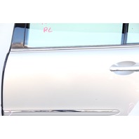 Acura RL 05-12 Rear Driver Left Side Door Silver 67550-SJAA-90ZZ, A643, OEM, 2005, 2006, 2007, 2008, 2009, 2010, 2011, 2012