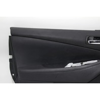 Lexus ES350 07-12 Front Door Panel Trim Left/Driver Black, A657, OEM, 2007, 2008, 2009, 2010, 2011, 2012