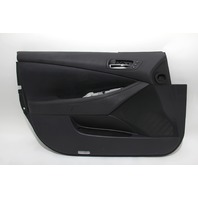 Lexus ES350 07-12 Front Door Panel Trim Left/Driver Black, A657, OEM, 2007, 2008, 2009, 2010, 2011, 2012
