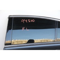Acura TL 09-14 Rear Door Assembly Left/Driver's Side, Black/Charcoal, A524, OEM, 2009, 2010, 2011, 2012, 2013, 2014