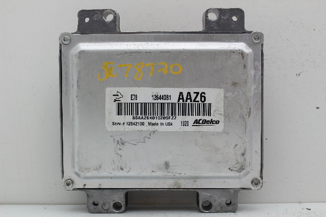 11 Chevrolet Cruze 12642100 Computer Brain Engine Control ECU ECM EBX Module