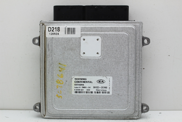 11-13 Kia Forte 39122-2G182 Computer Brain Engine Control ECU ECM EBX Module