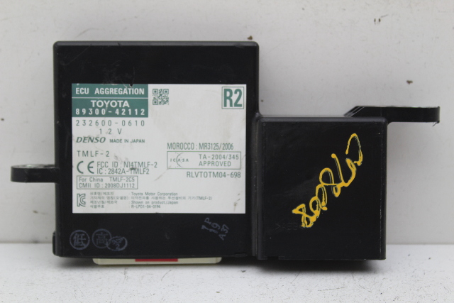 11-14 RAV4 89300-42112 Theft Locking Keyless Ignition Smart Key Module