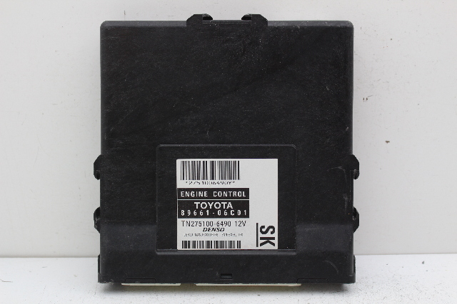 05 06 Toyota Solara 89661-06C01 Computer Brain Engine Control ECU ECM EBX Module