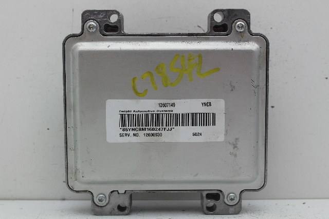 06-09 Buick Lacrosse 12600930 Computer Brain Engine Control ECU ECM EBX Module