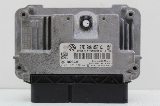 11-14 Volkswagen Jetta 07K 906 055 CJ Computer Brain Engine Control ECU Module