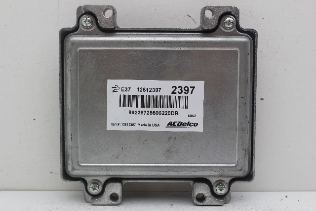 07-12 Pontiac G6 12612397 Computer Brain Engine Control ECU ECM EBX Module