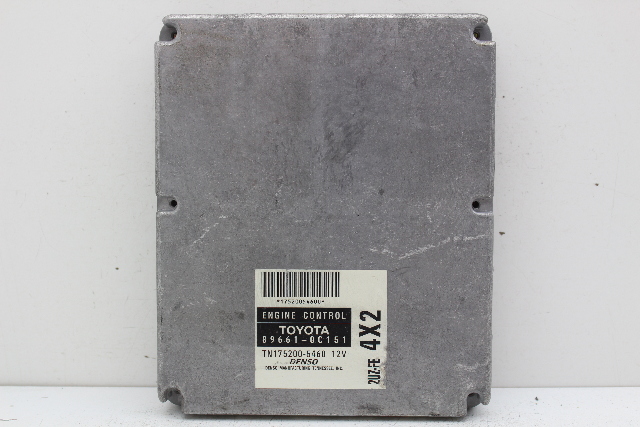 00 Toyota Tundra 89661-0C151 Computer Brain Engine Control ECU ECM EBX Module