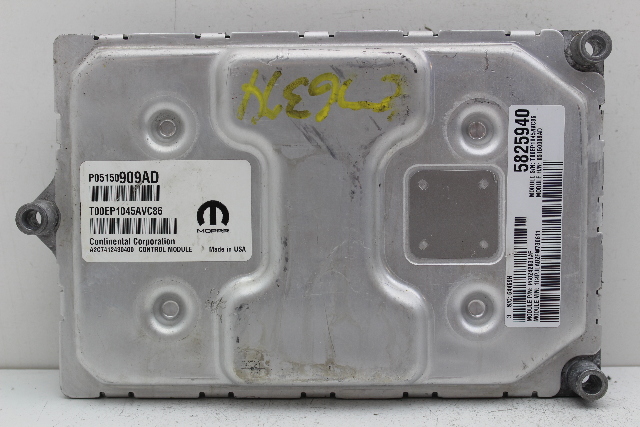 15 Dodge Dart P05150909AD Computer Brain Engine Control ECU ECM EBX Module