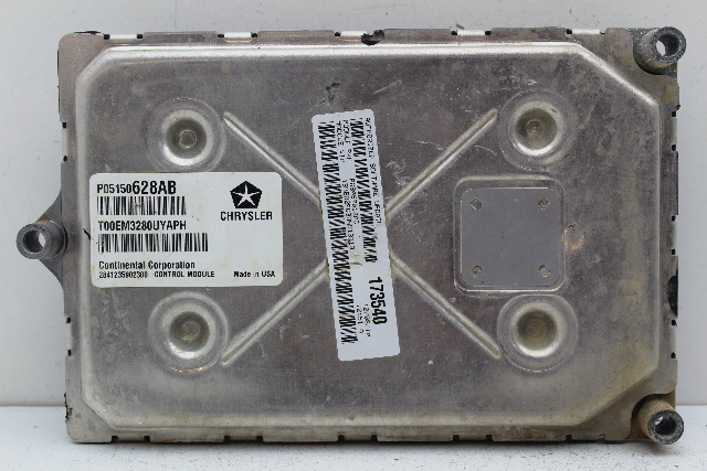 11 Dodge Avenger P05150628AB Computer Brain Engine Control ECU ECM EBX Module
