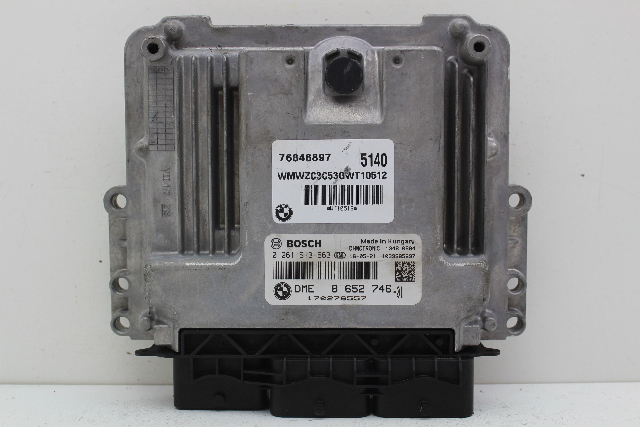 13-16 Mini Cooper 1214 8 652 746 Computer Brain Engine Control ECU ECM Module
