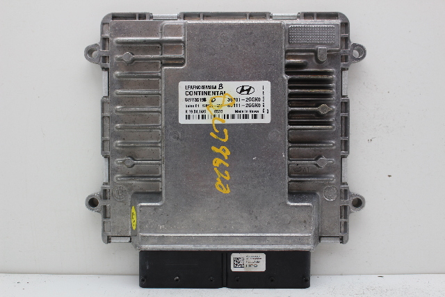 15 16 Hyundai Sonata 39111-2GGK0 Computer Brain Engine Control ECU ECM Module