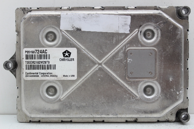 13 Dodge Avenger P05150724AC Computer Brain Engine Control ECU ECM EBX Module