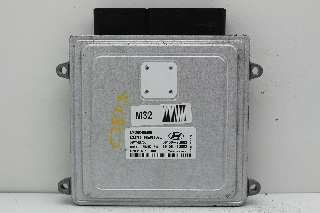10-13 Hyundai Tucson 39106-2G803 Computer Brain Engine Control ECU ECM Module