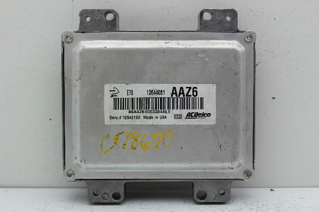 11 GMC Sierra 2500 3500 12642100 Computer Brain Engine Control ECU ECM Module