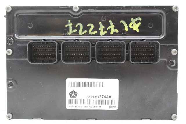 04 Dodge RAM 1500 P05094274AA Computer Brain Engine Control ECU ECM EBX Module
