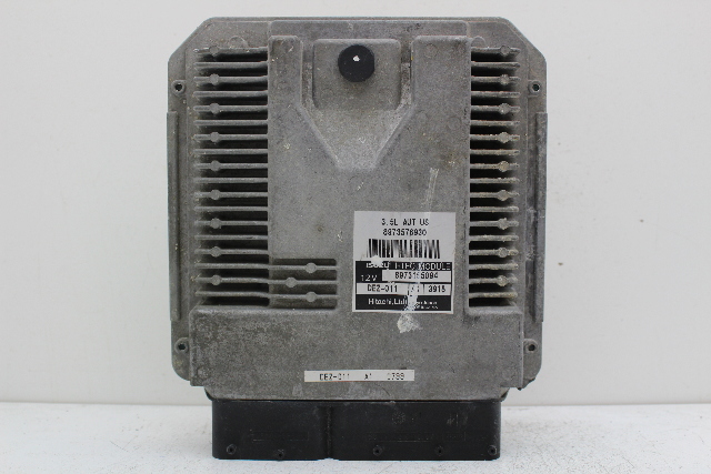 04 Isuzu Rodeo 8973155094 Computer Brain Engine Control ECU ECM EBX Module