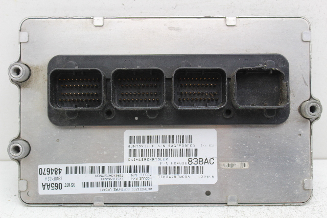 06 Dodge Charger P04606838AC Computer Brain Engine Control ECU ECM EBX Module