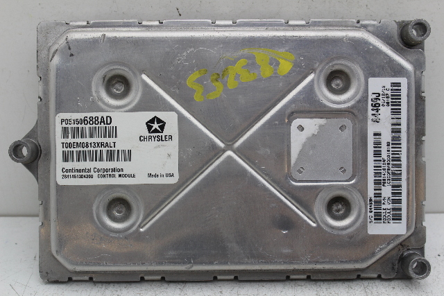 13 Dodge Dart P05150688AD Computer Brain Engine Control ECU ECM EBX Module
