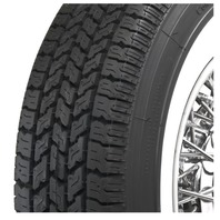 COKER Classic Wide Whitewall Radial 235/75R15 (3 1/8" Whitewall) (Quantity of 4)