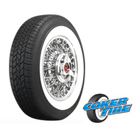 COKER Classic Wide Whitewall Radial 235/75R15 (3 1/8" Whitewall) (Quantity of 4)