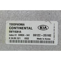 11-13 Kia Forte 39122-2G182 Computer Brain Engine Control ECU ECM EBX Module