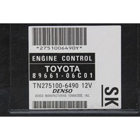 05 06 Toyota Solara 89661-06C01 Computer Brain Engine Control ECU ECM EBX Module