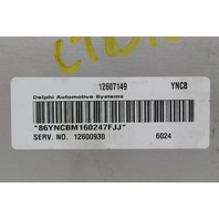 06-09 Buick Lacrosse 12600930 Computer Brain Engine Control ECU ECM EBX Module