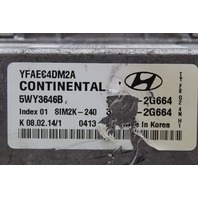 11-14 Hyundai Sonata 39111-2G664 Computer Brain Engine Control ECU ECM Module