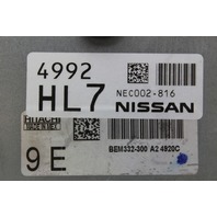 14-16 Nissan Versa BEM332-300 A2 Computer Brain Engine Control ECU ECM Module