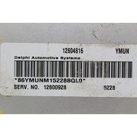 06 Pontiac G6 12600928 Computer Brain Engine Control ECU ECM EBX Module