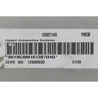 06-09 Pontiac Grand Prix 12600930 Computer Brain Engine Control ECU ECM Module