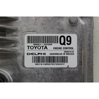 17 Toyota Corolla 89661-0ZQ90 Computer Brain Engine Control ECU ECM EBX Module