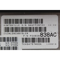 06 Dodge Charger P04606838AC Computer Brain Engine Control ECU ECM EBX Module