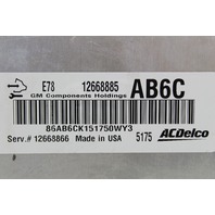 15 16 Chevrolet Cruze 12668866 Computer Brain Engine Control ECU ECM EBX Module