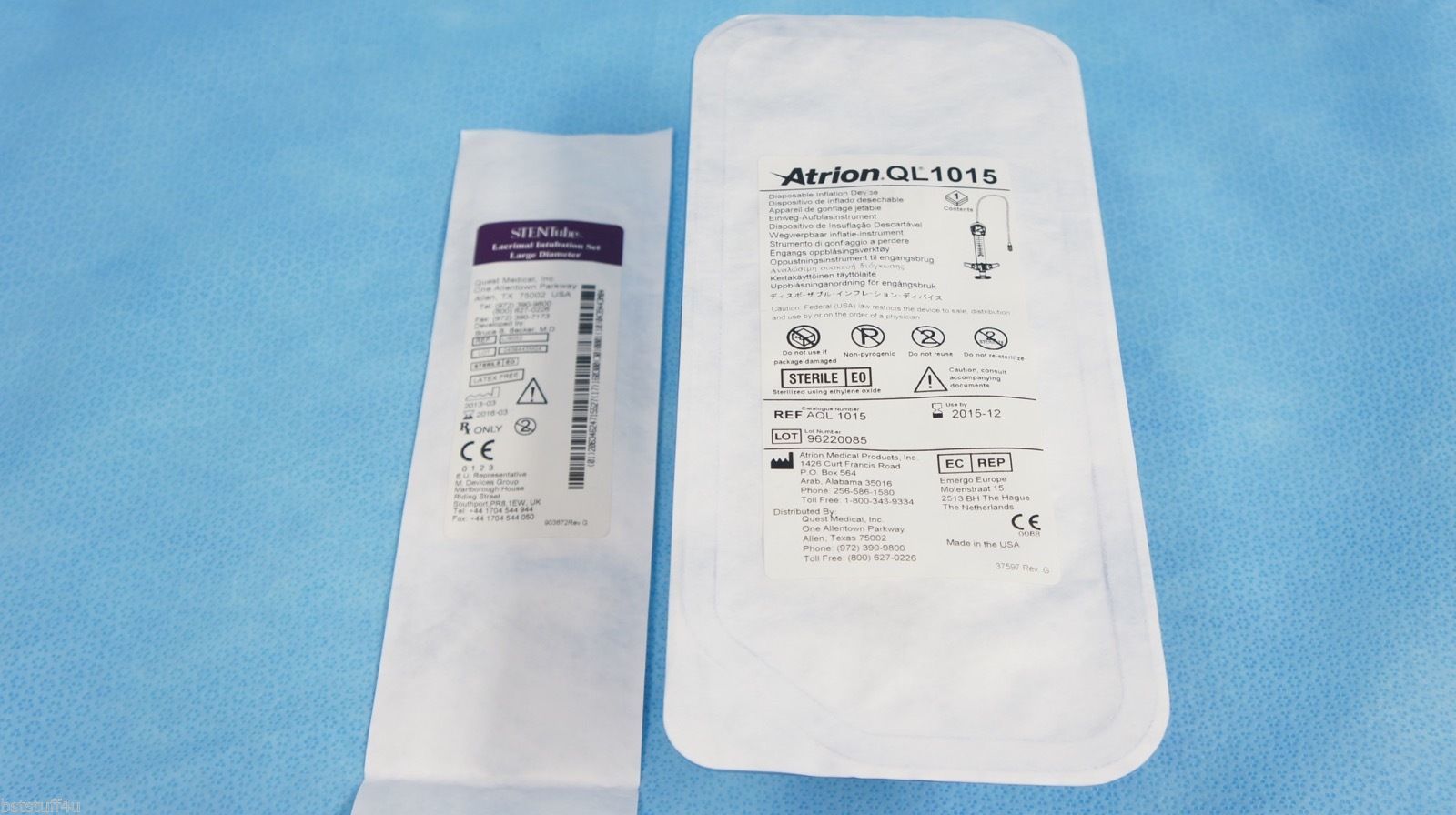 Quest Medical 120DCR904UNI LacriCath DCR Procedure Kit 9mm eBay