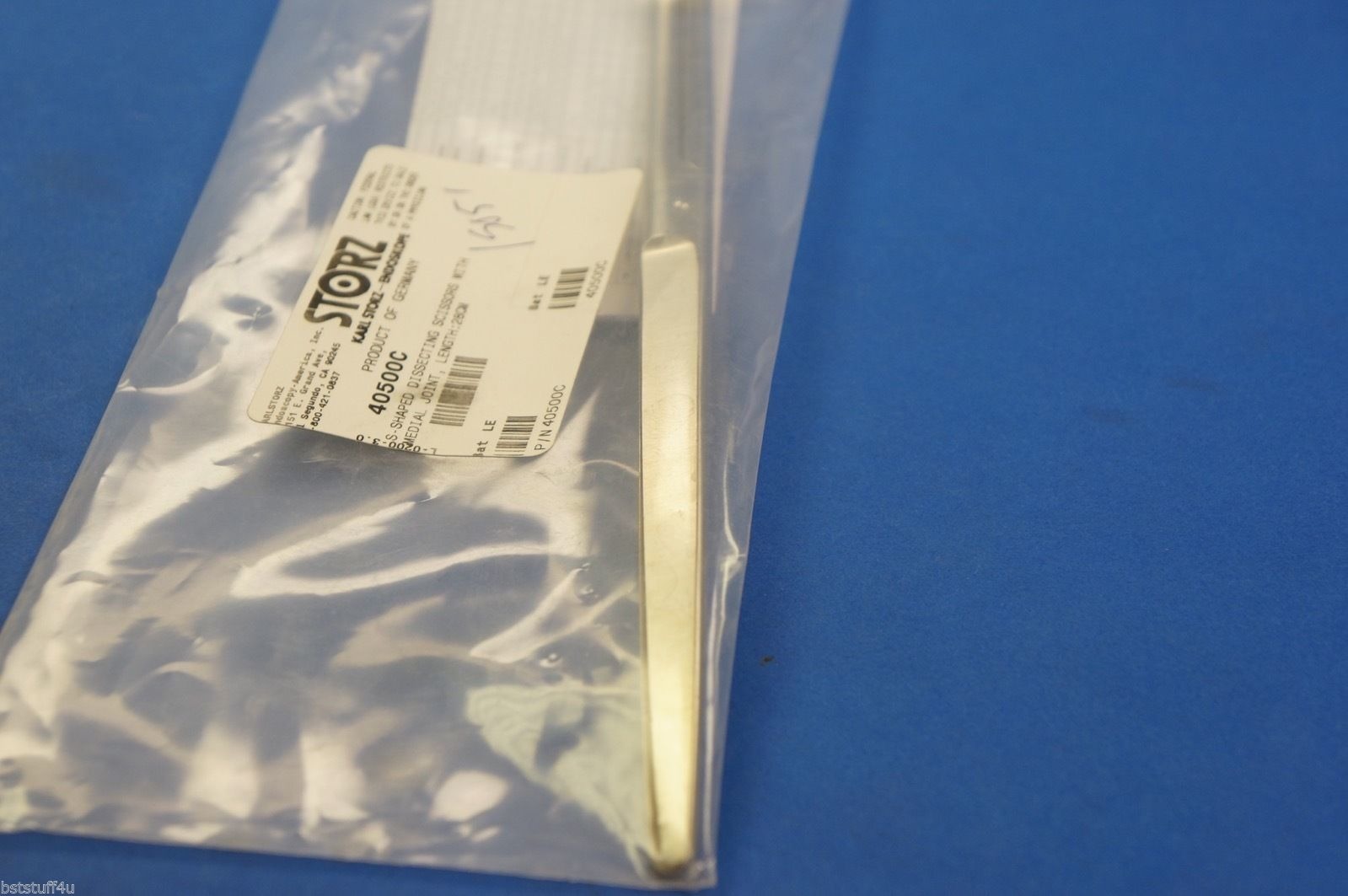 Karl Storz 40500C S-Shap Dissecting Scissors With Medial Joint Length 28cm