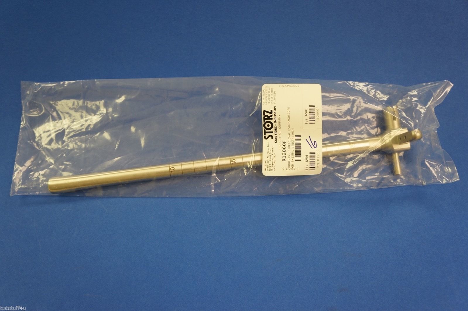 Karl Storz 12060F RobertsJesberg Oval Esophagoscope OD 8x12mm Length 30cm eBay