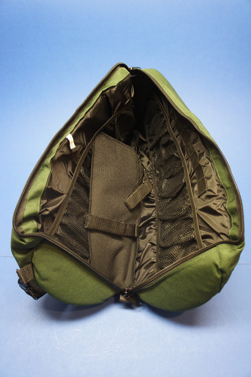 Elite Medical Oxygen Bag Green Clamshell Zipper 21 in x 8.5 in x 8.5 in