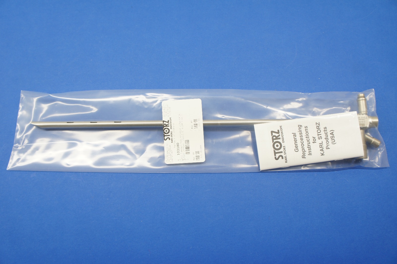 Karl Storz 10318D Adult Bronch Tube W/10318L Fiber Optic Light Carrier