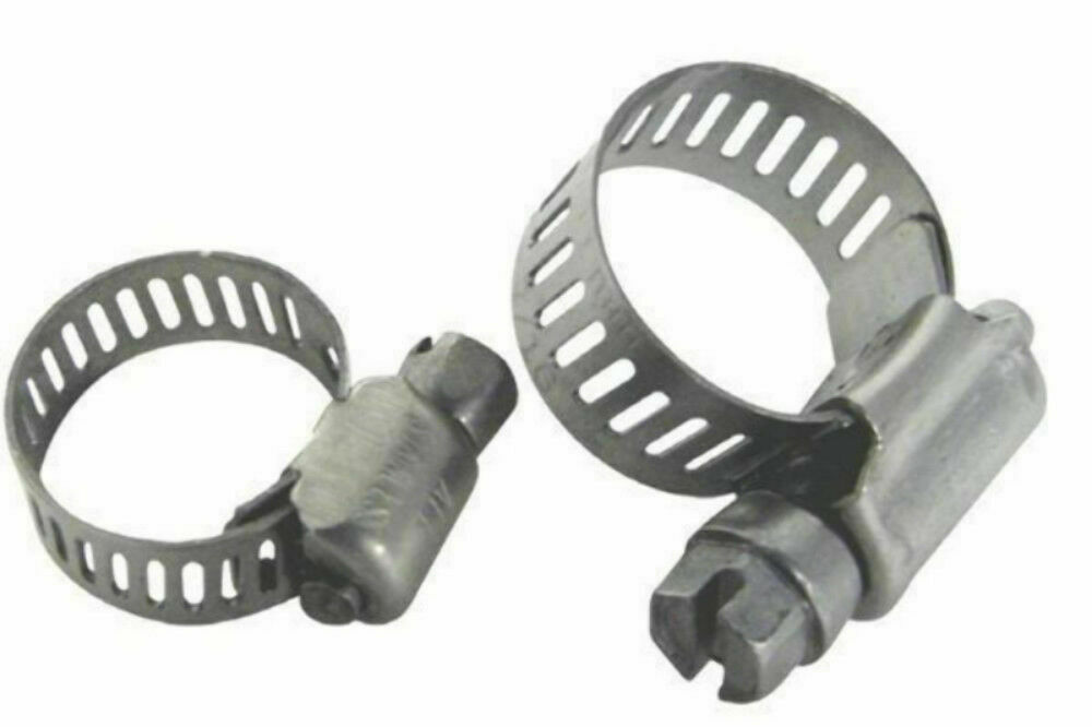MOTION PRO Stainless Steel Hose Clamps 7/16"-25/32" 10/Pk  12-0023