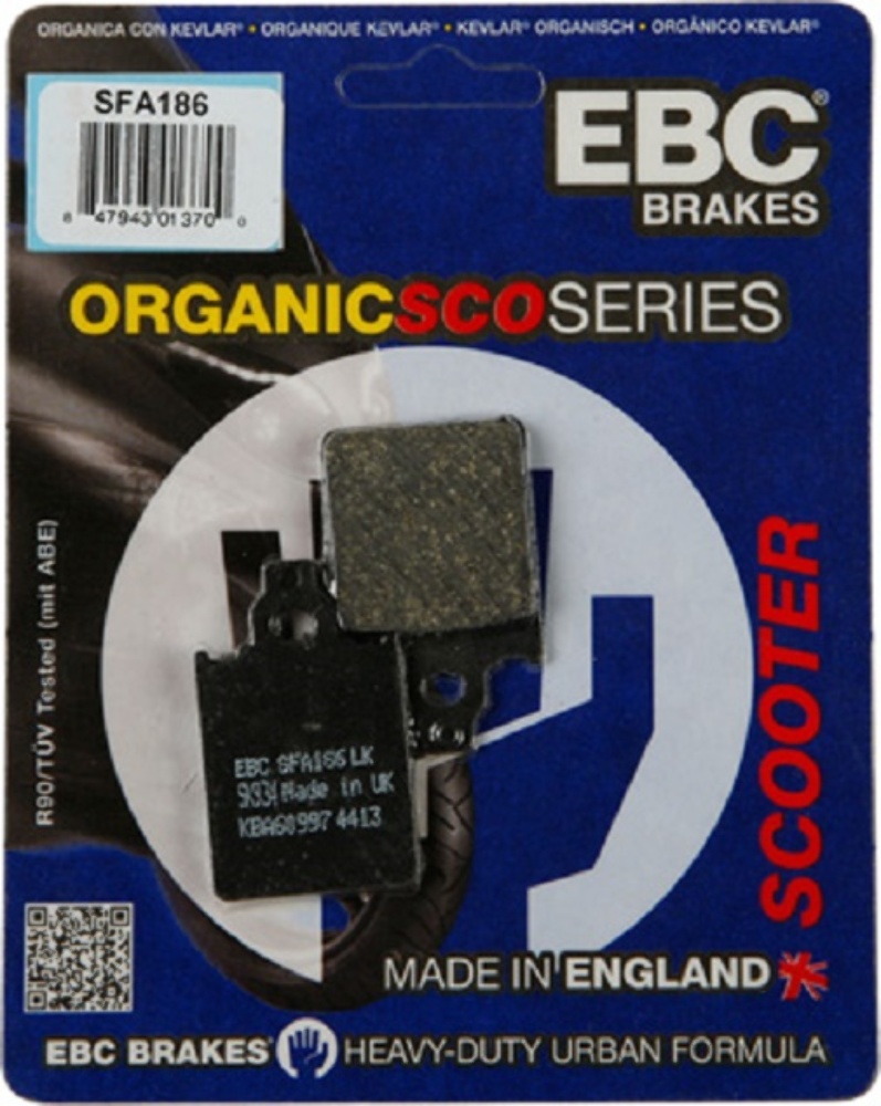 EBC SFA Compound Scooter Heavy Duty Urban Formula Brake Pads - SFA186